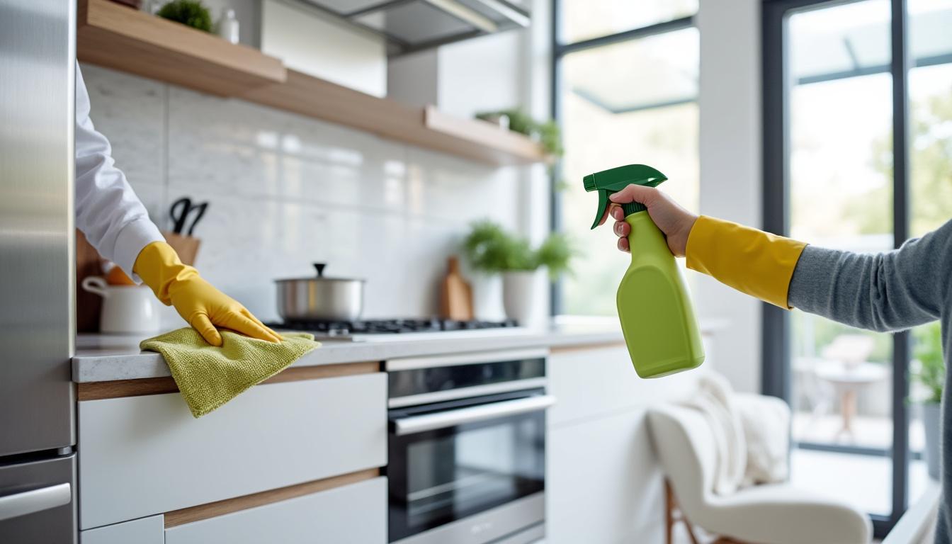 découvrez nos conseils pratiques pour nettoyer efficacement les éléments de cuisine en stratifié. apprenez les meilleures techniques et produits adaptés pour préserver l'éclat et la durabilité de vos surfaces. transformez votre cuisine avec des astuces simples et accessibles.