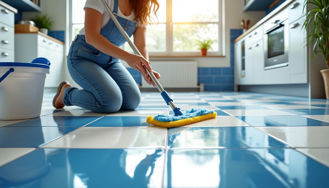découvrez nos conseils pratiques pour nettoyer efficacement le carrelage de votre cuisine. apprenez les meilleures méthodes et produits à utiliser pour redonner brillance et propreté à vos sols carrelés.