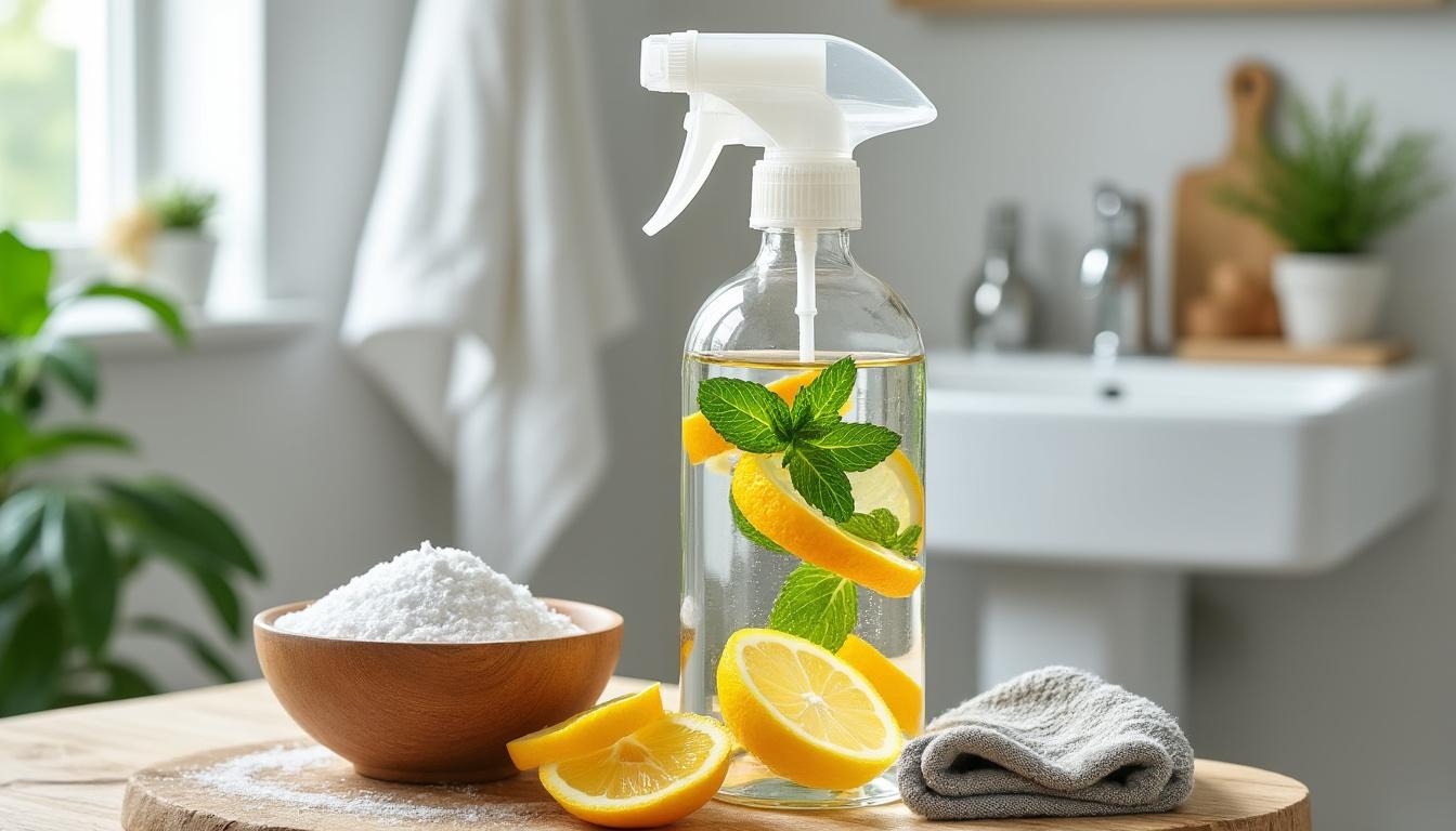 découvrez comment fabriquer facilement votre propre nettoyant pour salle de bain avec des ingrédients naturels. suivez nos conseils pour un nettoyage efficace et écologique de votre espace, tout en préservant la santé de votre famille.