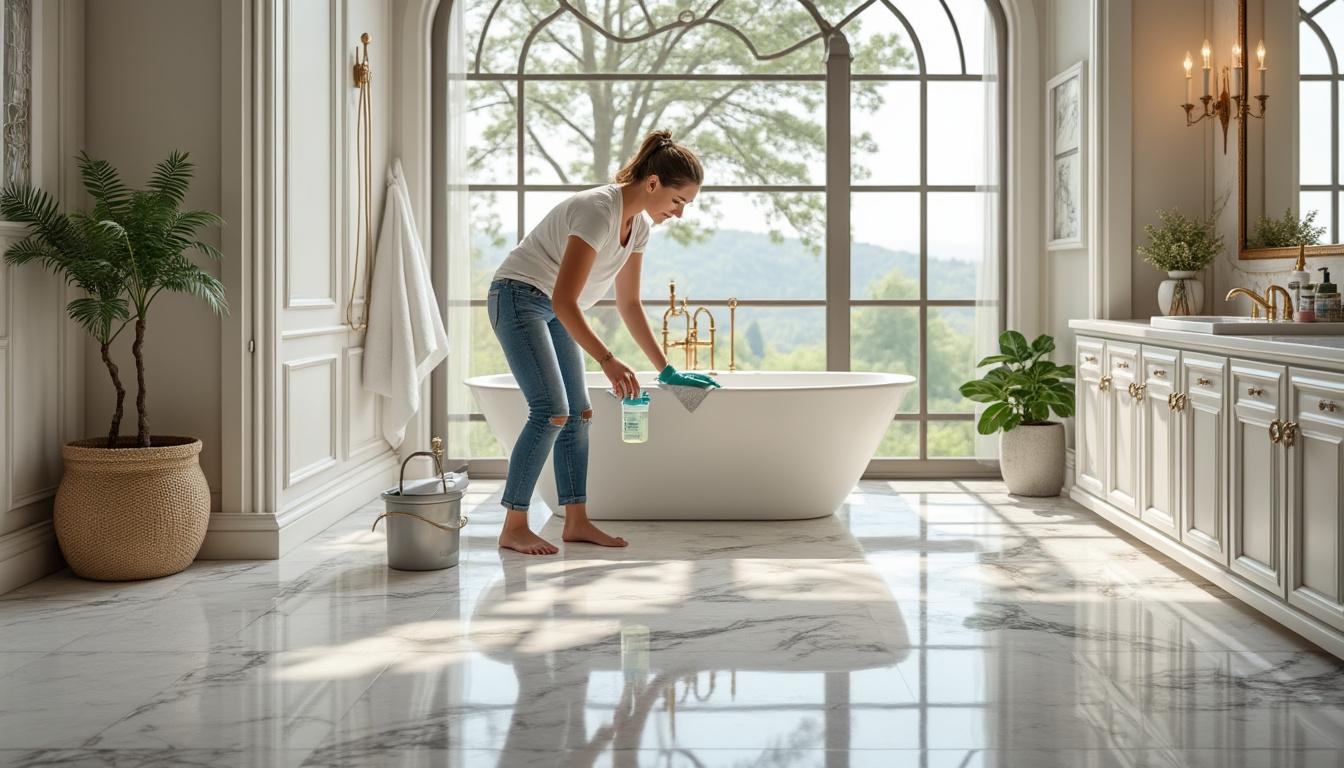 découvrez nos conseils pratiques et efficaces pour nettoyer et entretenir le marbre de votre salle de bain sans l’abîmer. protégez la beauté de votre surface grâce à nos astuces faciles et adaptées à tous.