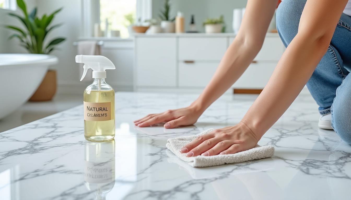 découvrez nos conseils pratiques pour nettoyer efficacement le marbre dans votre salle de bain sans l'abîmer. préservez l'éclat et la beauté de vos surfaces en marbre grâce à des astuces simples et naturelles.
