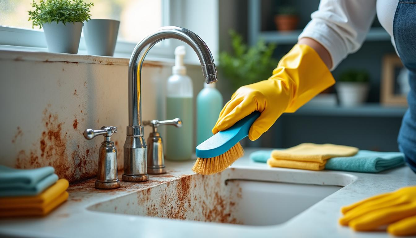 découvrez des astuces efficaces pour éliminer la rouille dans votre salle de bain. suivez nos conseils pratiques pour retrouver des surfaces propres et éclatantes sans effort.
