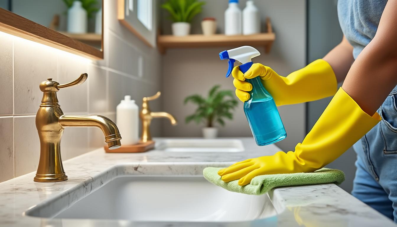 découvrez des astuces simples et efficaces pour nettoyer le laiton de votre salle de bain et lui redonner tout son éclat sans l'endommager.