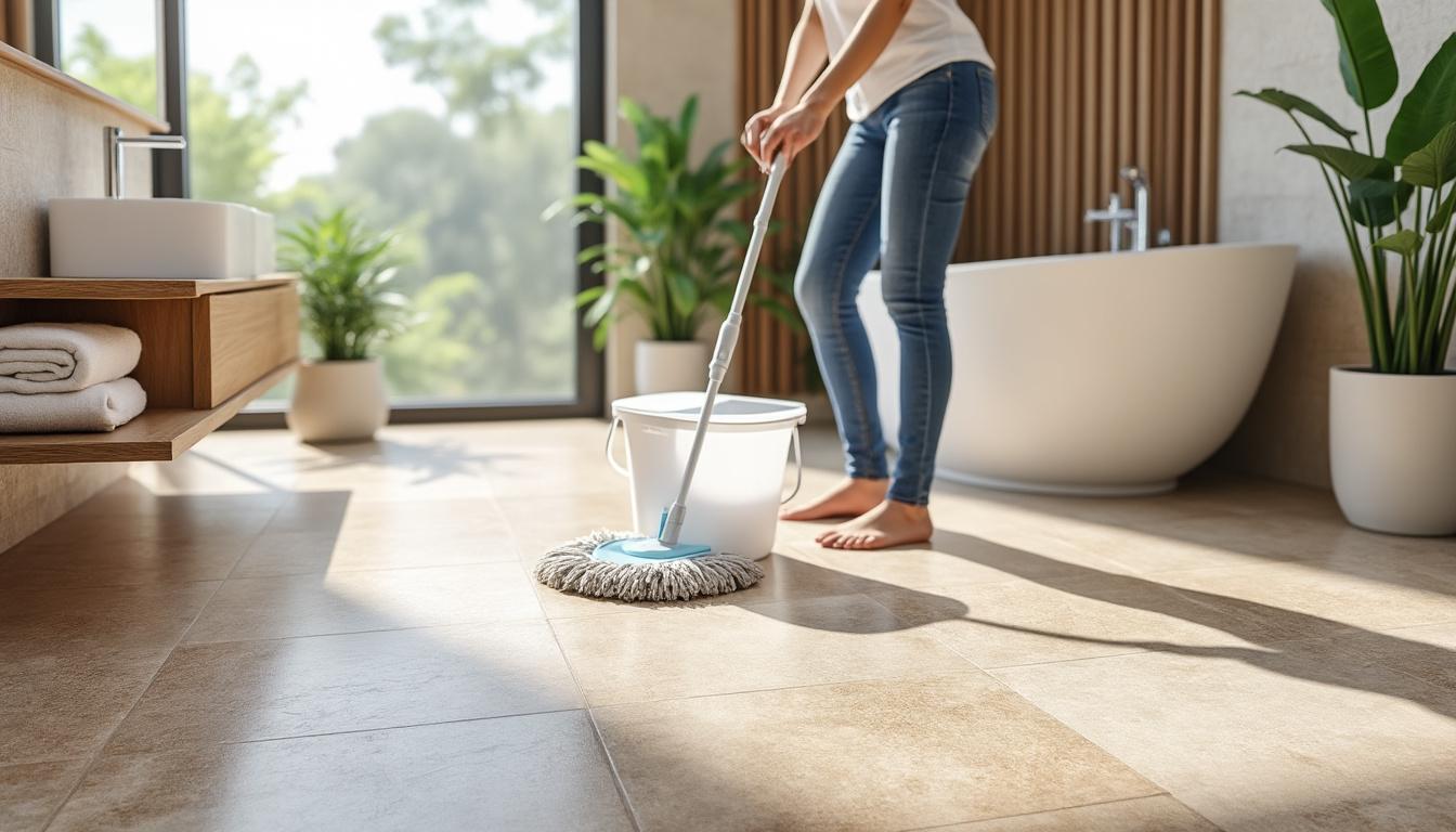découvrez nos conseils pratiques pour nettoyer efficacement le travertin dans votre salle de bain, tout en préservant sa beauté naturelle et sa durabilité.