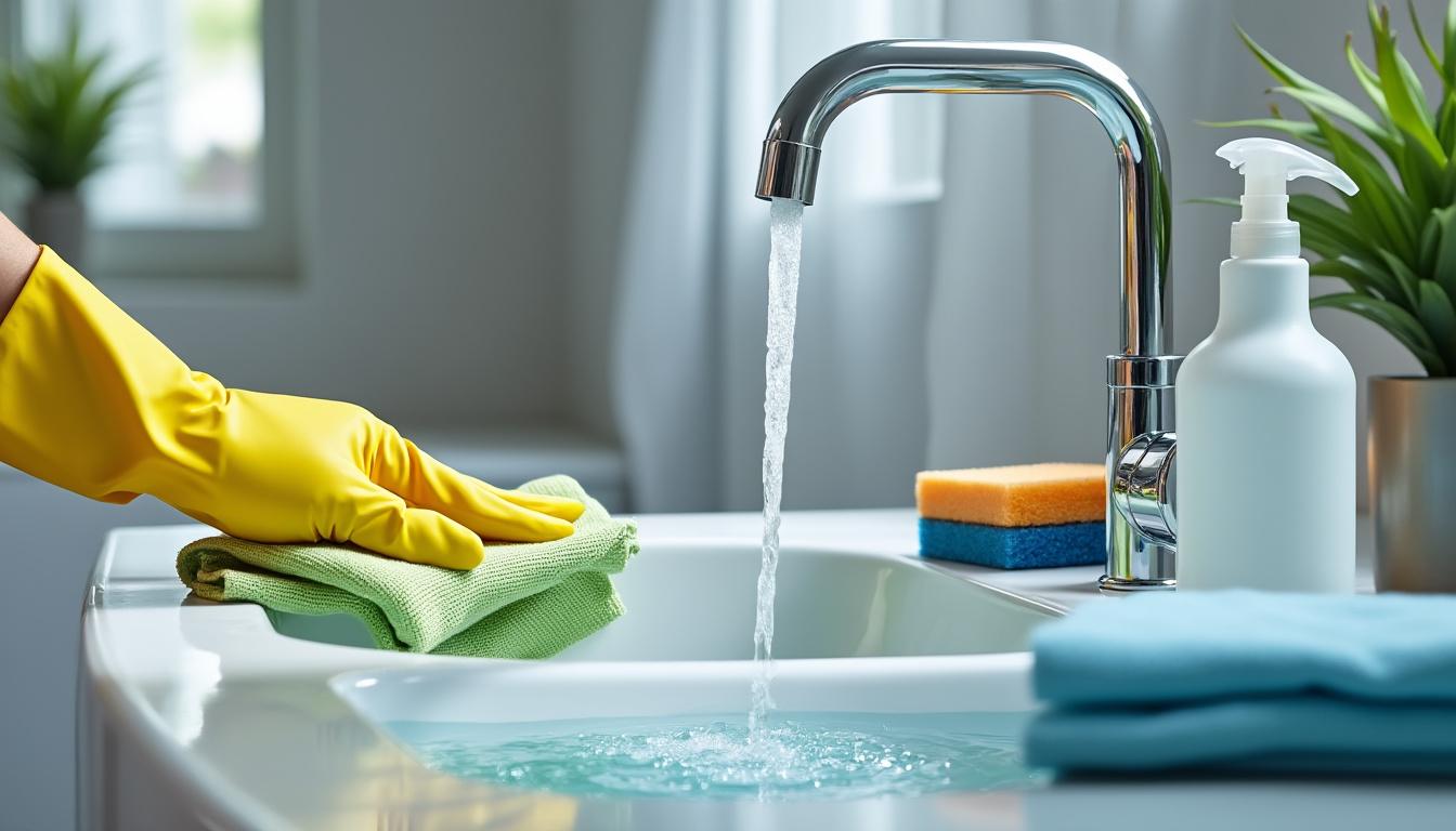 découvrez nos conseils pratiques pour nettoyer efficacement les robinets de salle de bain, enlever le tartre et redonner de l’éclat à vos installations en quelques étapes simples.