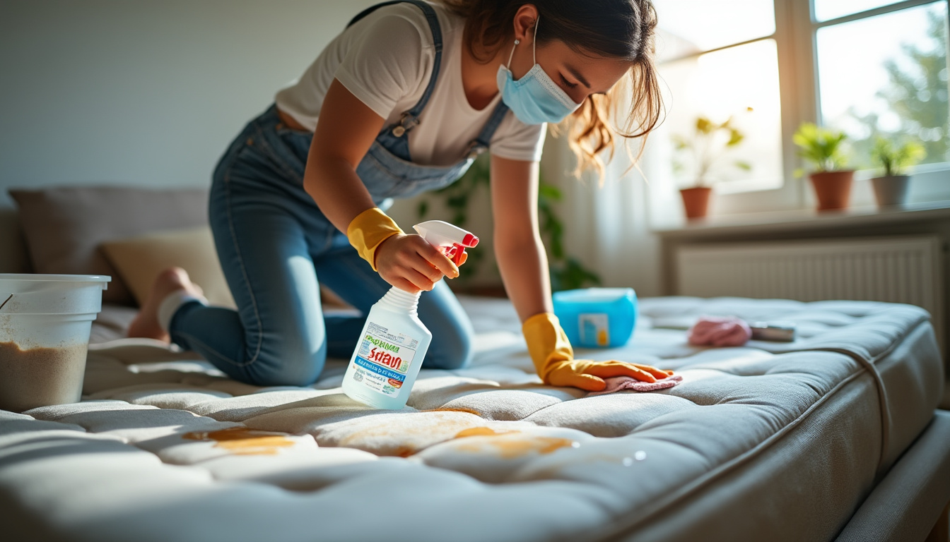 découvrez nos conseils pratiques et efficaces pour nettoyer rapidement du vomi sur un matelas, éliminer les taches et les mauvaises odeurs, et retrouver un lit propre et sain.