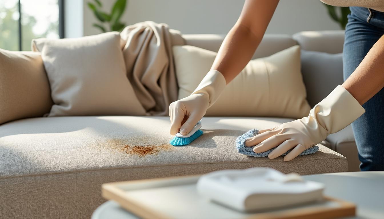 Comment nettoyer un canapé en tissu sans l’abîmer ? 4 découvrez nos astuces simples et efficaces pour nettoyer un canapé en tissu sans l'abîmer. protégez votre mobilier et retrouvez un intérieur propre grâce à nos conseils pratiques et naturels.