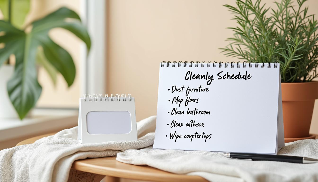 découvrez comment organiser efficacement votre ménage hebdomadaire avec une routine simple et efficace pour garder votre maison propre et bien rangée tout au long de la semaine.