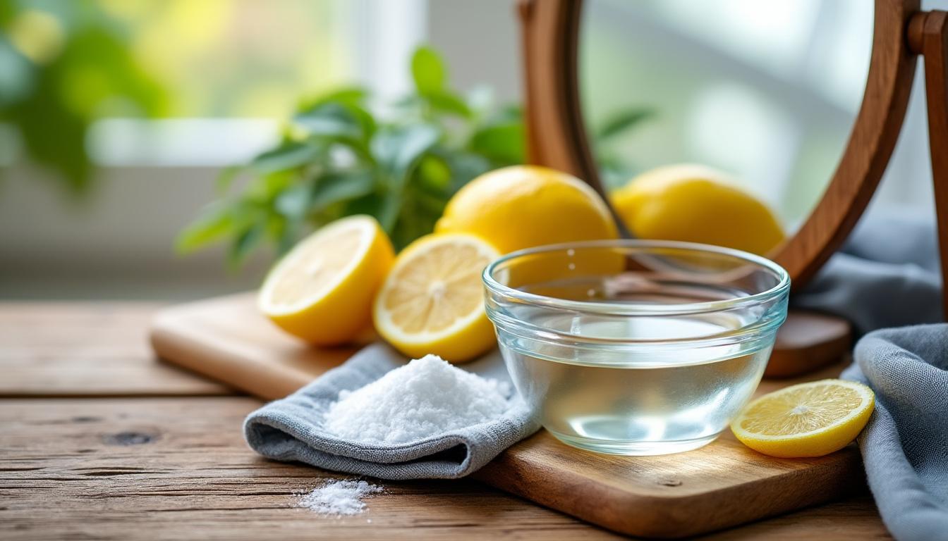 Quelle solution naturelle utiliser pour des miroirs étincelants ? 2 découvrez des astuces naturelles et efficaces pour nettoyer vos miroirs et leur redonner tout leur éclat sans produits chimiques.