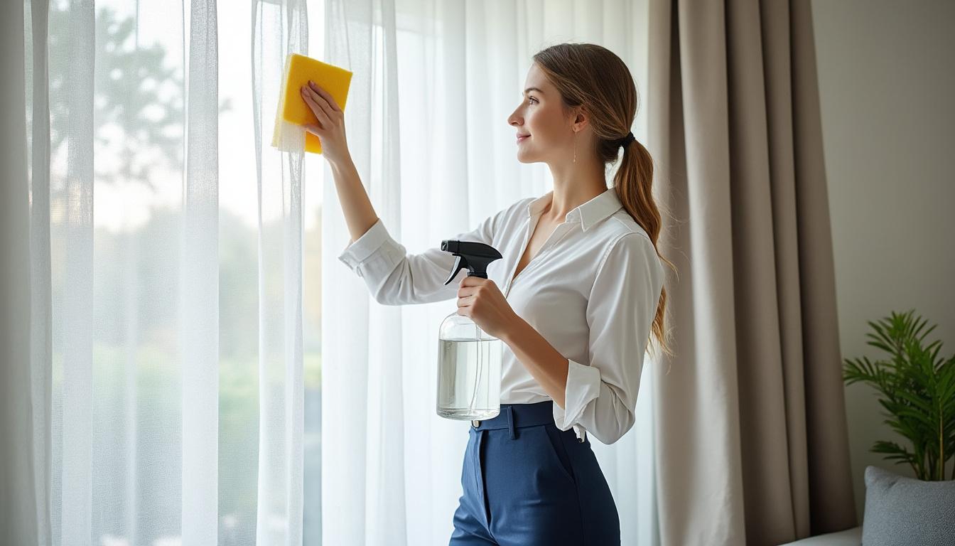 Comment détacher des rideaux sans les décrocher ? 2 découvrez des astuces simples et efficaces pour détacher vos rideaux sans avoir à les décrocher, facilitant ainsi leur entretien et leur nettoyage.