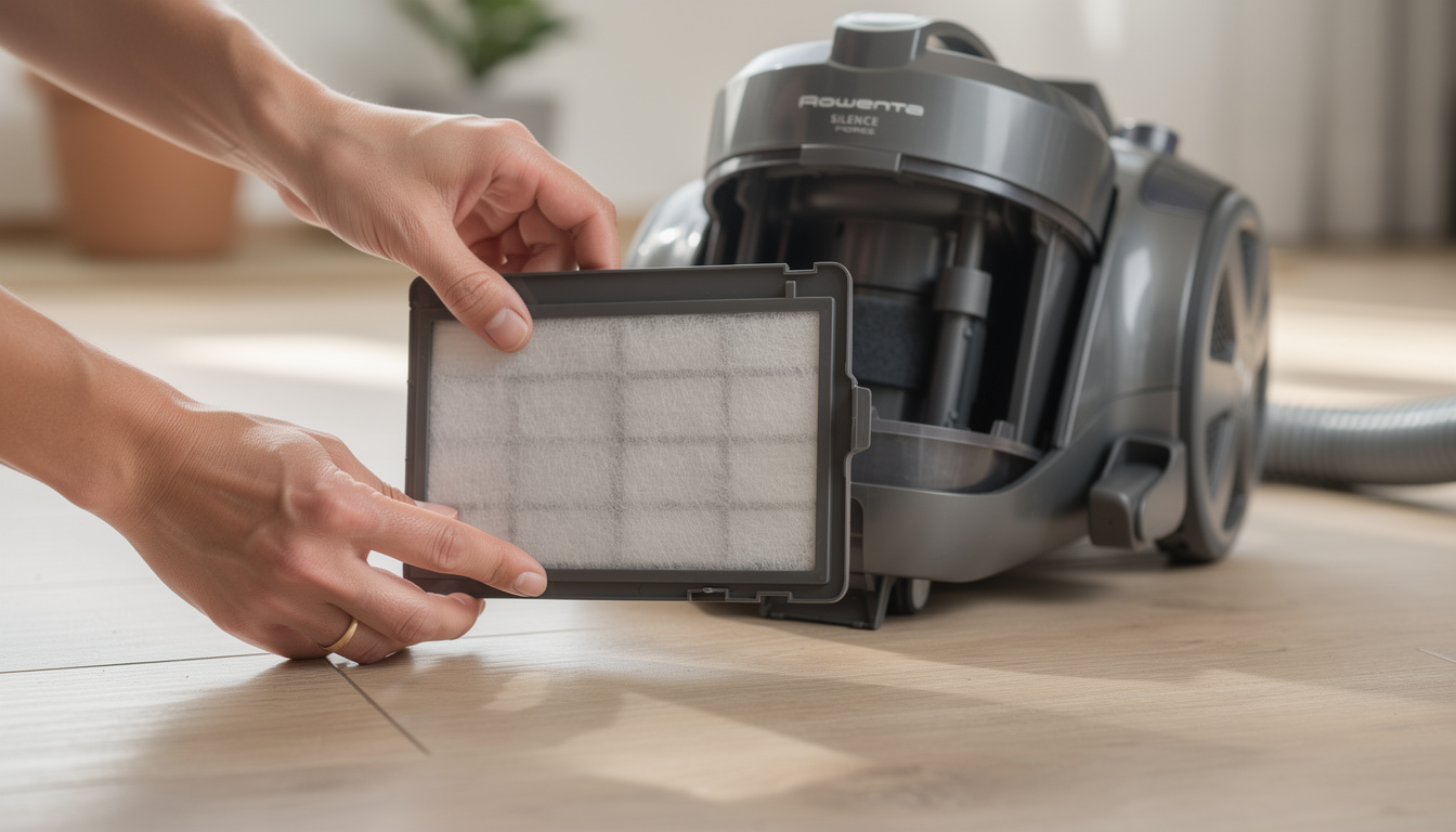 Comment changer le filtre d'un aspirateur Rowenta silence force ? 11 découvrez comment changer facilement le filtre de votre aspirateur rowenta silence force grâce à notre guide simple et rapide.