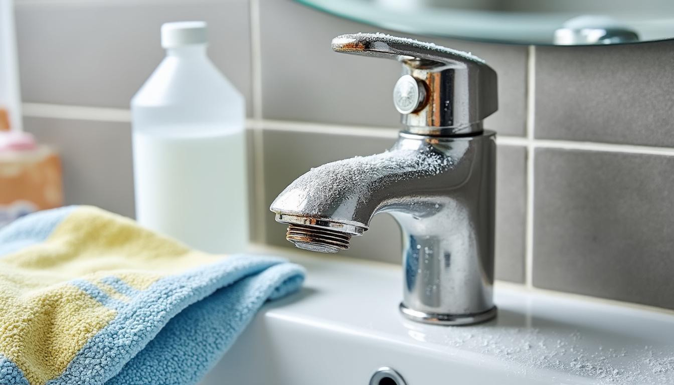 Comment retirer le calcaire sur les robinets ? 1 découvrez des méthodes efficaces et simples pour retirer le calcaire sur les robinets et retrouver une plomberie propre et fonctionnelle.