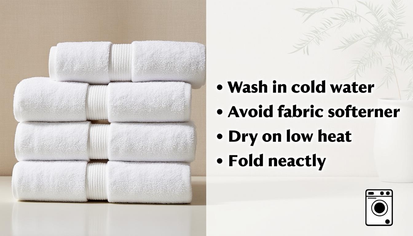 Quelle fréquence pour laver les serviettes de bain ? 2 découvrez à quelle fréquence vous devriez laver vos serviettes de bain pour garantir hygiène, douceur et fraîcheur optimales.