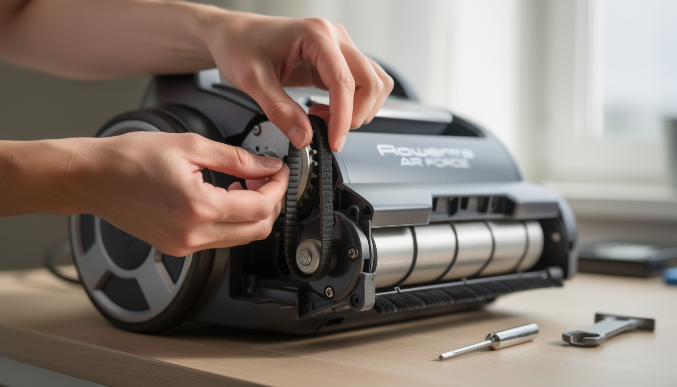 Comment changer la courroie de l'aspirateur Rowenta air force ? 2 découvrez étape par étape comment remplacer facilement la courroie de votre aspirateur rowenta air force pour assurer ses performances et prolonger sa durée de vie.