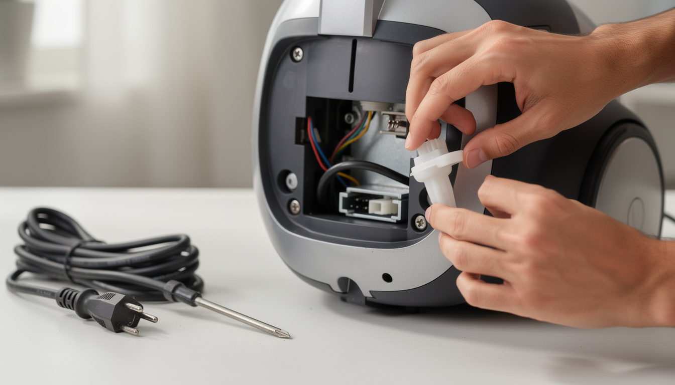 Comment changer le cable d'alimentation sur l'aspirateur Rowenta x-treme power ? 1 découvrez comment remplacer facilement le câble d'alimentation de votre aspirateur rowenta x-treme power grâce à notre guide étape par étape.