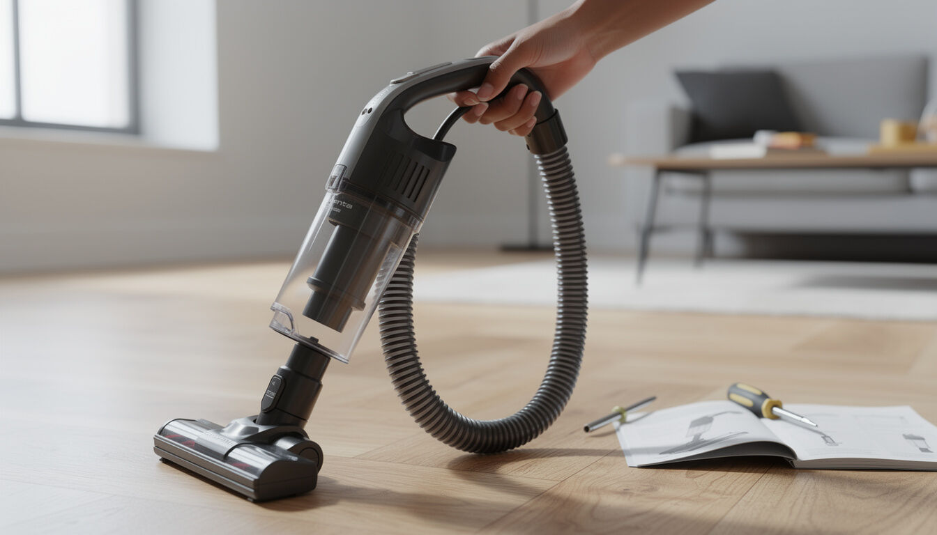 Comment changer le flexible d'un aspirateur balai Rowenta ? 1 Découvrez comment changer facilement le flexible de votre aspirateur balai Rowenta grâce à notre guide étape par étape, pour un entretien rapide et efficace.