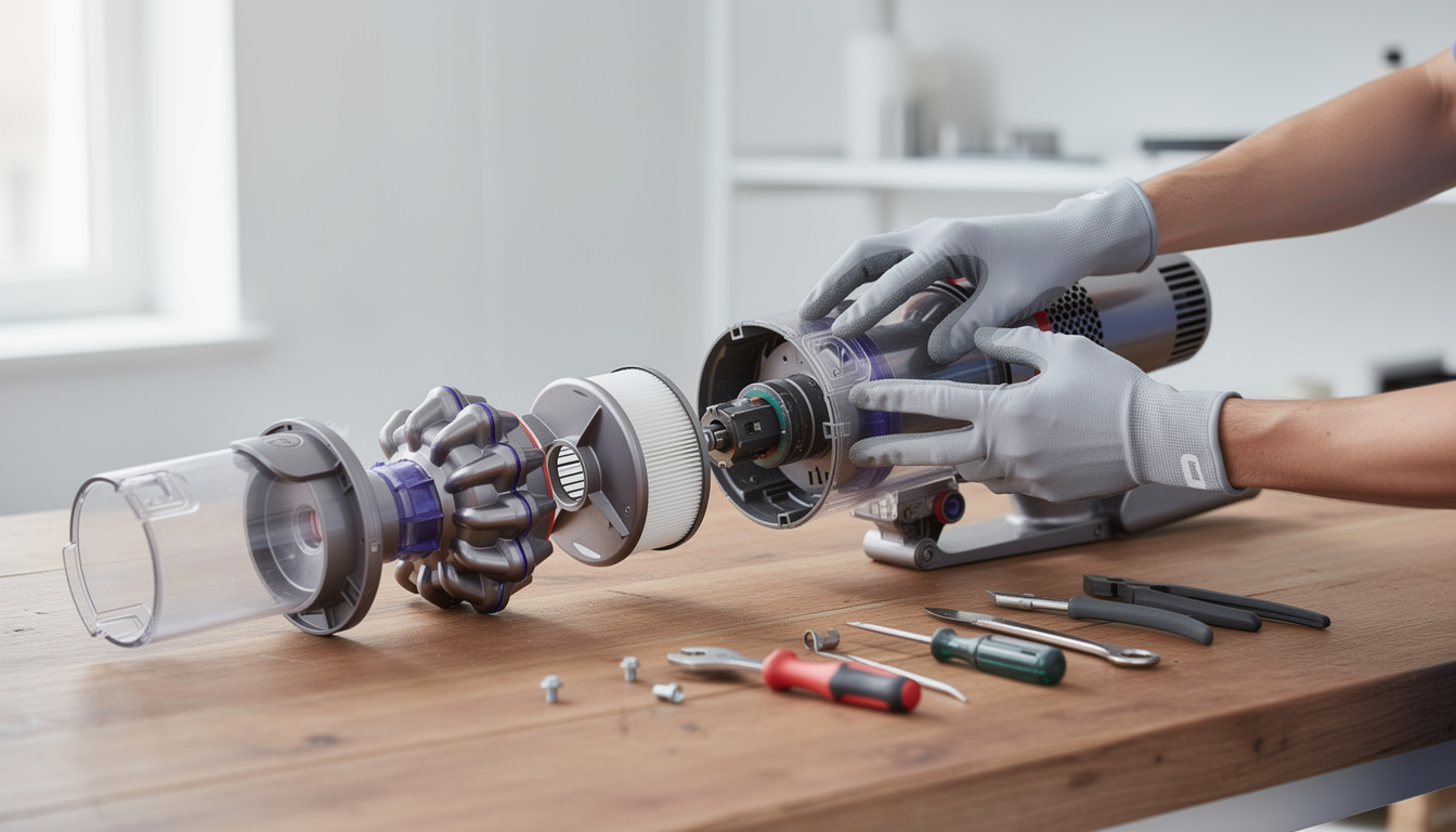 Comment démonter un aspirateur Dyson ? 1 découvrez étape par étape comment démonter un aspirateur dyson facilement pour le nettoyer ou remplacer ses pièces. guide pratique et conseils d'experts.