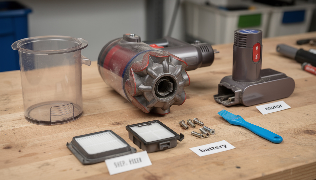 Comment démonter un aspirateur Dyson v8 ? 1 découvrez comment démonter facilement un aspirateur dyson v8 grâce à notre guide étape par étape, pour un entretien ou une réparation efficace.