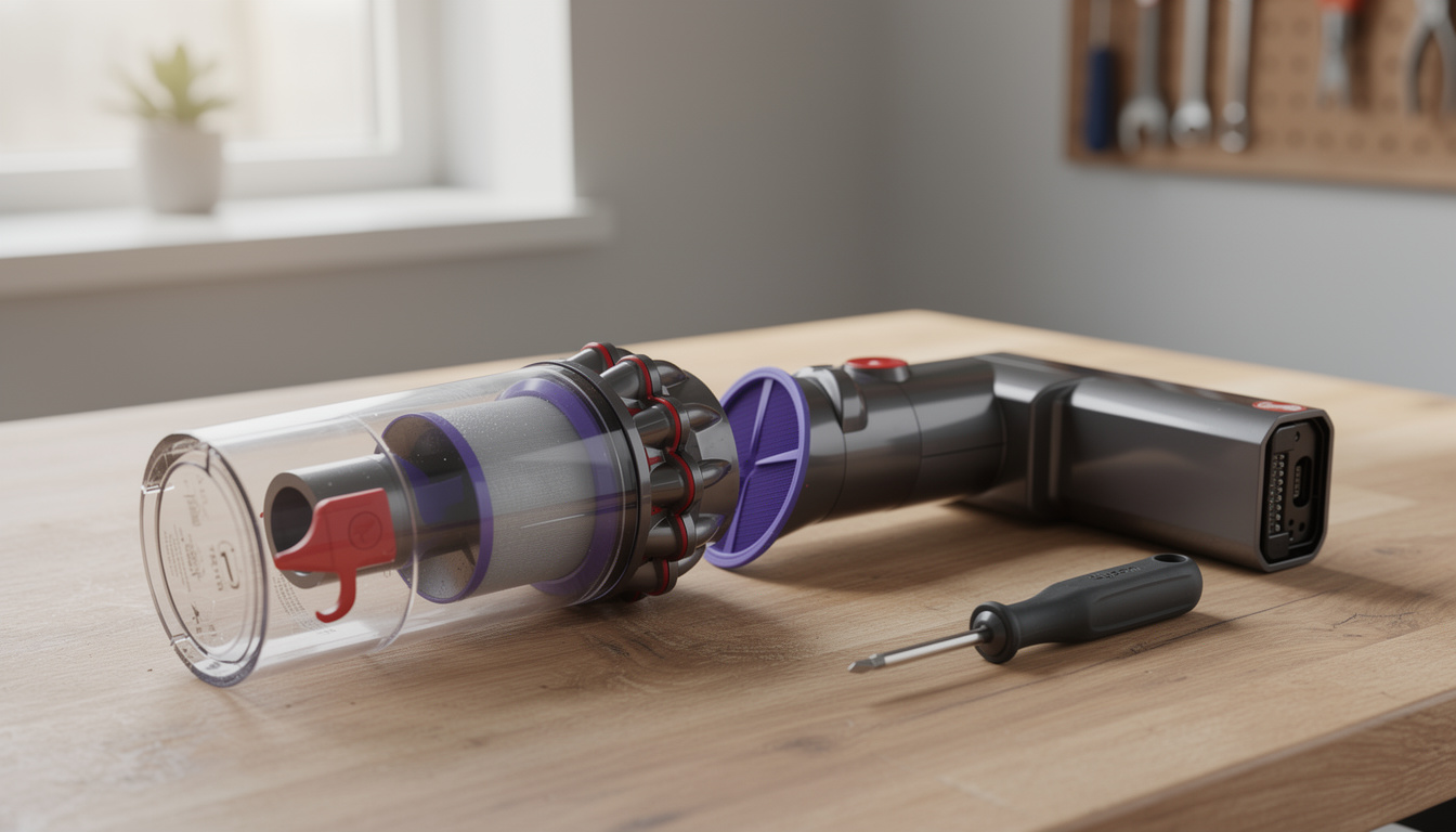 Comment remonter un aspirateur Dyson v8 ? 1 découvrez comment remonter facilement votre aspirateur dyson v8 grâce à notre guide étape par étape, pour un nettoyage efficace et sans souci.