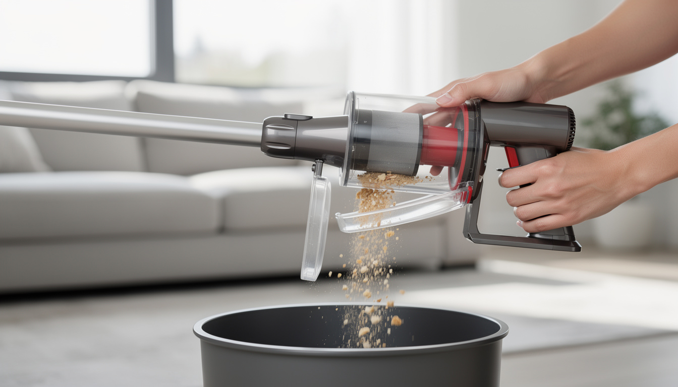 Comment vider un aspirateur balai Dyson ? 1 découvrez comment vider facilement et rapidement un aspirateur balai dyson grâce à notre guide étape par étape, pour un nettoyage optimal de votre appareil.