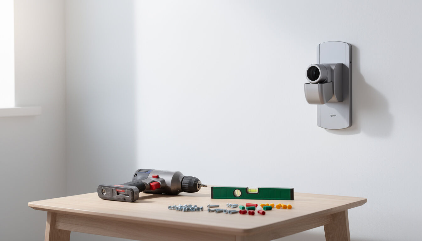 Comment fixer un aspirateur Dyson au mur ? 1 Découvrez comment fixer facilement et solidement votre aspirateur Dyson au mur grâce à notre guide étape par étape, pour un rangement pratique et sécurisé.