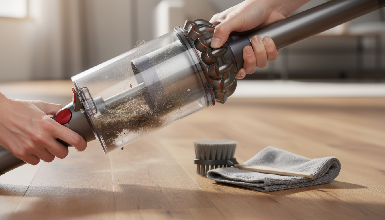 Comment nettoyer un aspirateur balai Dyson ? 1 découvrez comment nettoyer efficacement votre aspirateur balai dyson pour garantir des performances optimales et prolonger sa durée de vie grâce à nos conseils simples et pratiques.