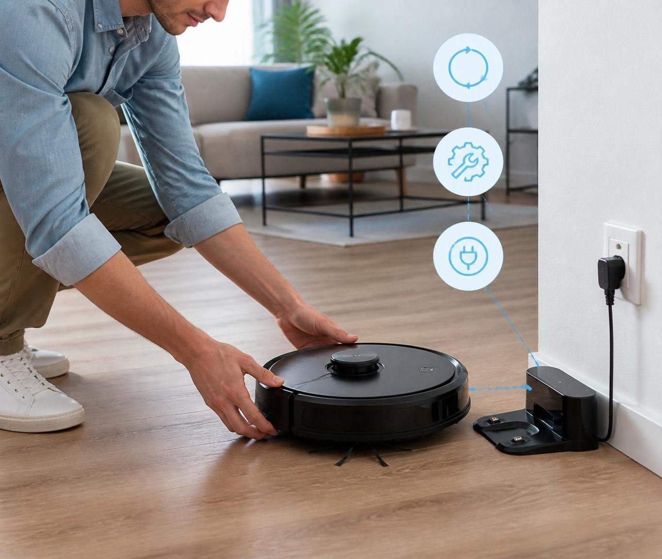 Comment faire un reset sur l'aspirateur robot Silvercrest 1 découvrez comment effectuer un reset simple et rapide sur votre aspirateur robot silvercrest pour résoudre les problèmes courants et optimiser ses performances.