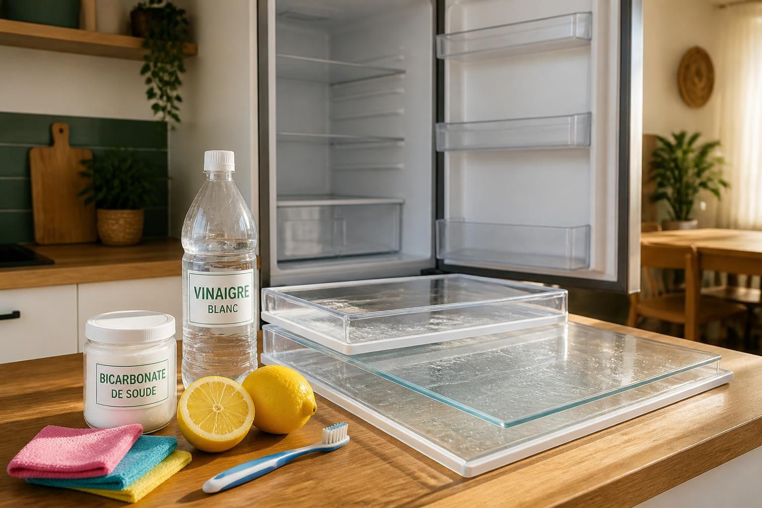 Comment désinfecter un réfrigérateur naturellement ? 1 découvrez comment désinfecter votre réfrigérateur naturellement avec des astuces écologiques et efficaces pour un intérieur propre et sain sans produits chimiques.
