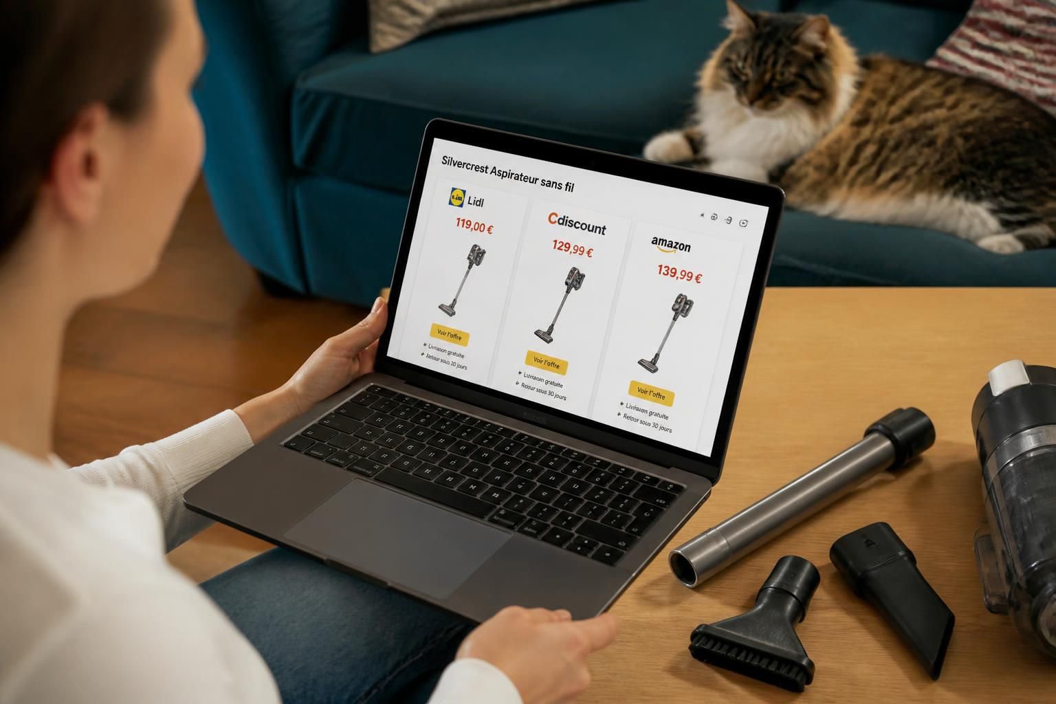 Peut-on acheter l'aspirateur sans fil Silvercrest en ligne ? 1 découvrez si l'aspirateur sans fil silvercrest est disponible à l'achat en ligne et où le trouver facilement.