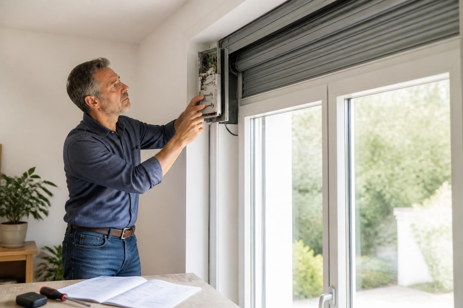 Comment débloquer un volet roulant Somfy coincé en position haute ? 1 découvrez nos conseils pratiques pour débloquer facilement un volet roulant somfy coincé en position haute et retrouvez un fonctionnement optimal rapidement.