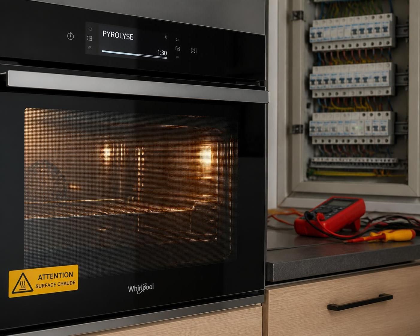 Pourquoi mon four Whirlpool disjoncte dès le lancement de la pyrolyse ? 1 découvrez les raisons pour lesquelles votre four whirlpool disjoncte dès le démarrage du mode pyrolyse et comment résoudre ce problème pour un fonctionnement optimal.