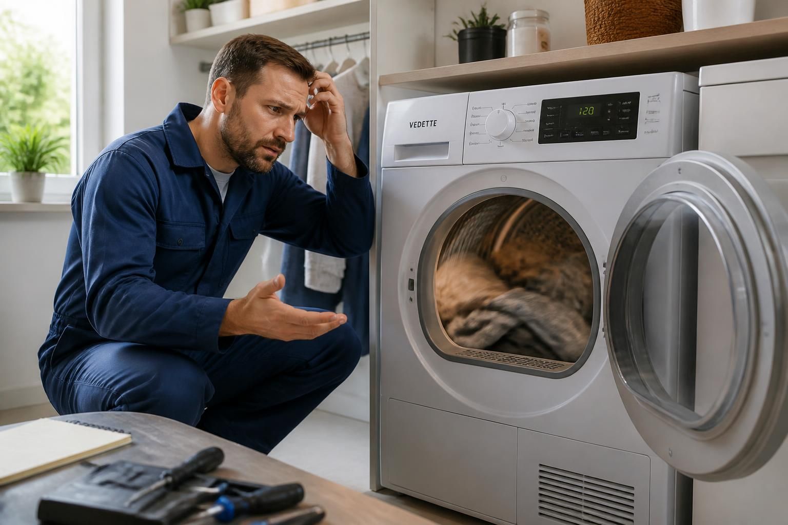 Pourquoi mon sèche-linge Vedette tourne mais ne chauffe plus du tout ? 1 découvrez les raisons pour lesquelles votre sèche-linge vedette tourne sans chauffer et comment résoudre ce problème courant efficacement.