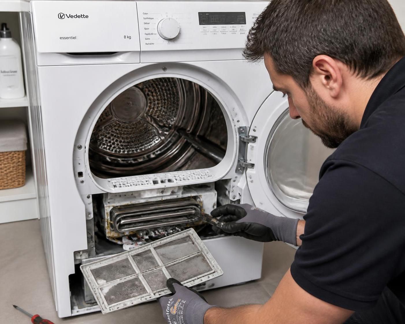 Pourquoi mon sèche-linge Vedette tourne mais ne chauffe plus du tout ? 1 découvrez les raisons pour lesquelles votre sèche-linge vedette tourne sans chauffer et apprenez comment résoudre ce problème efficacement.