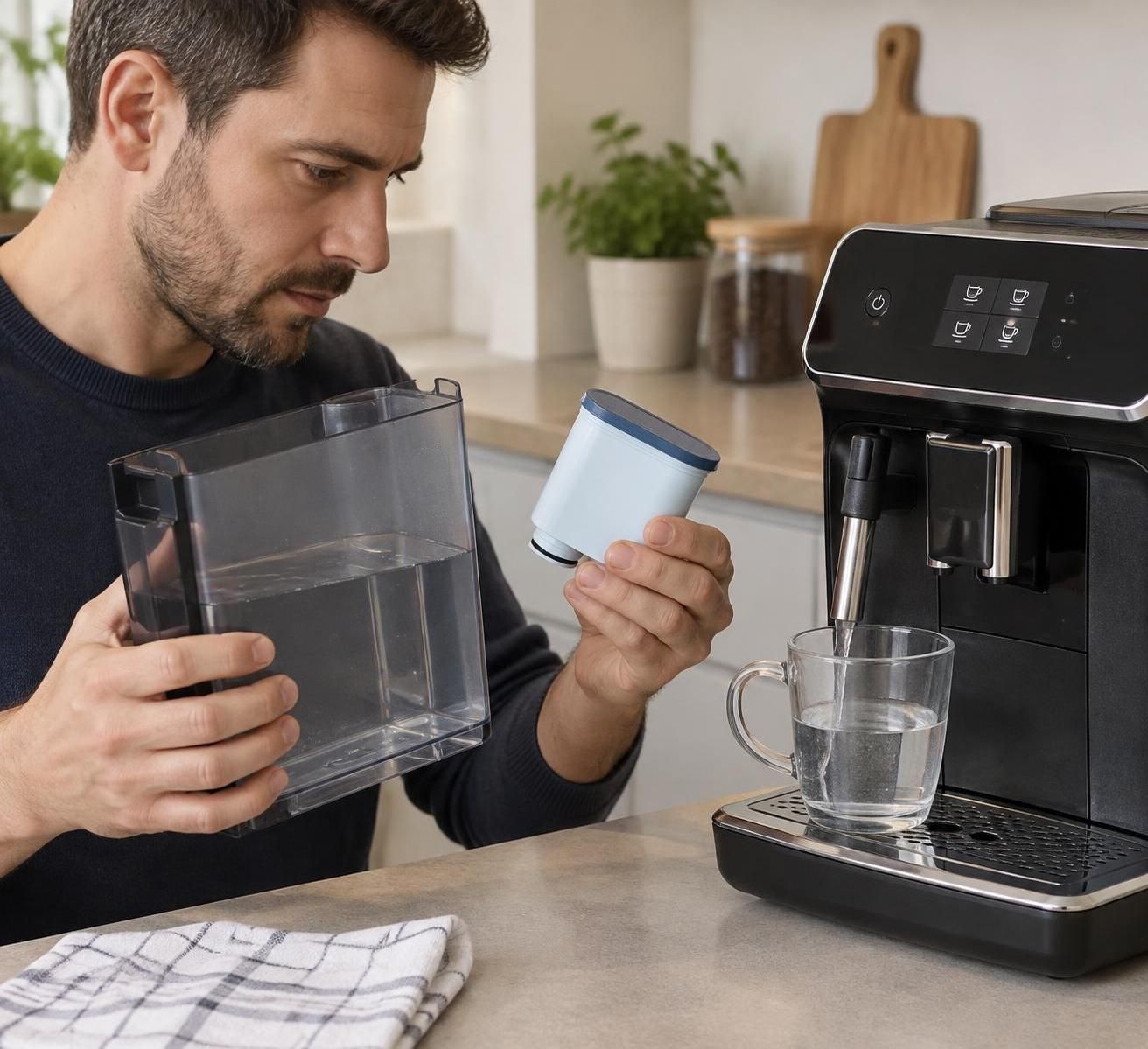 Pourquoi ma Philips série 2200 affiche-t-elle le voyant de circuit d'eau ? 2 découvrez pourquoi le voyant du circuit d’eau s’allume sur votre philips série 2200 et comment résoudre les problèmes d’eau ou d’amorçage.
