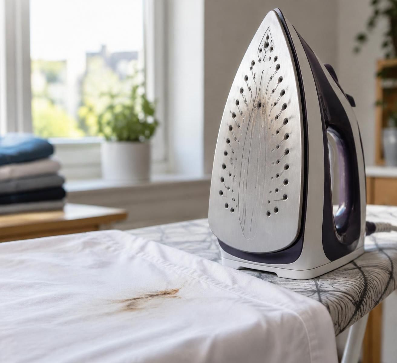 Pourquoi mon fer à repasser Calor laisse-t-il des traces brunes sur le linge ? 1 découvrez pourquoi votre fer à repasser calor laisse des traces brunes sur le linge et comment nettoyer la semelle ou prévenir les dépôts.