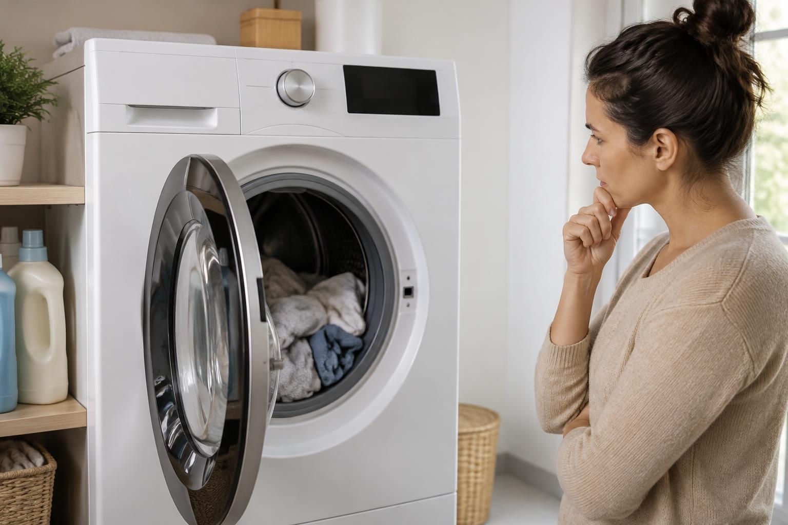 Pourquoi mon sèche-linge Haier s'arrête-t-il en cours de programme ? 1 découvrez pourquoi votre sèche-linge haier s’arrête en cours de programme et comment identifier les causes possibles pour résoudre le problème.