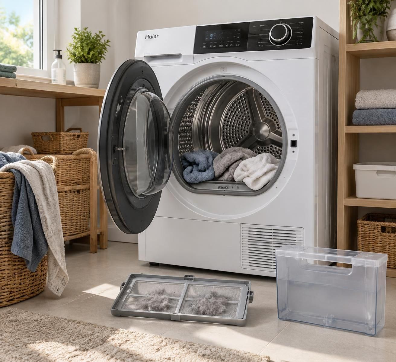 Pourquoi mon sèche-linge Haier s'arrête-t-il en cours de programme ? 1 votre sèche-linge haier s’arrête en cours de programme ? découvrez les causes possibles et les solutions pour identifier la panne et relancer le cycle.