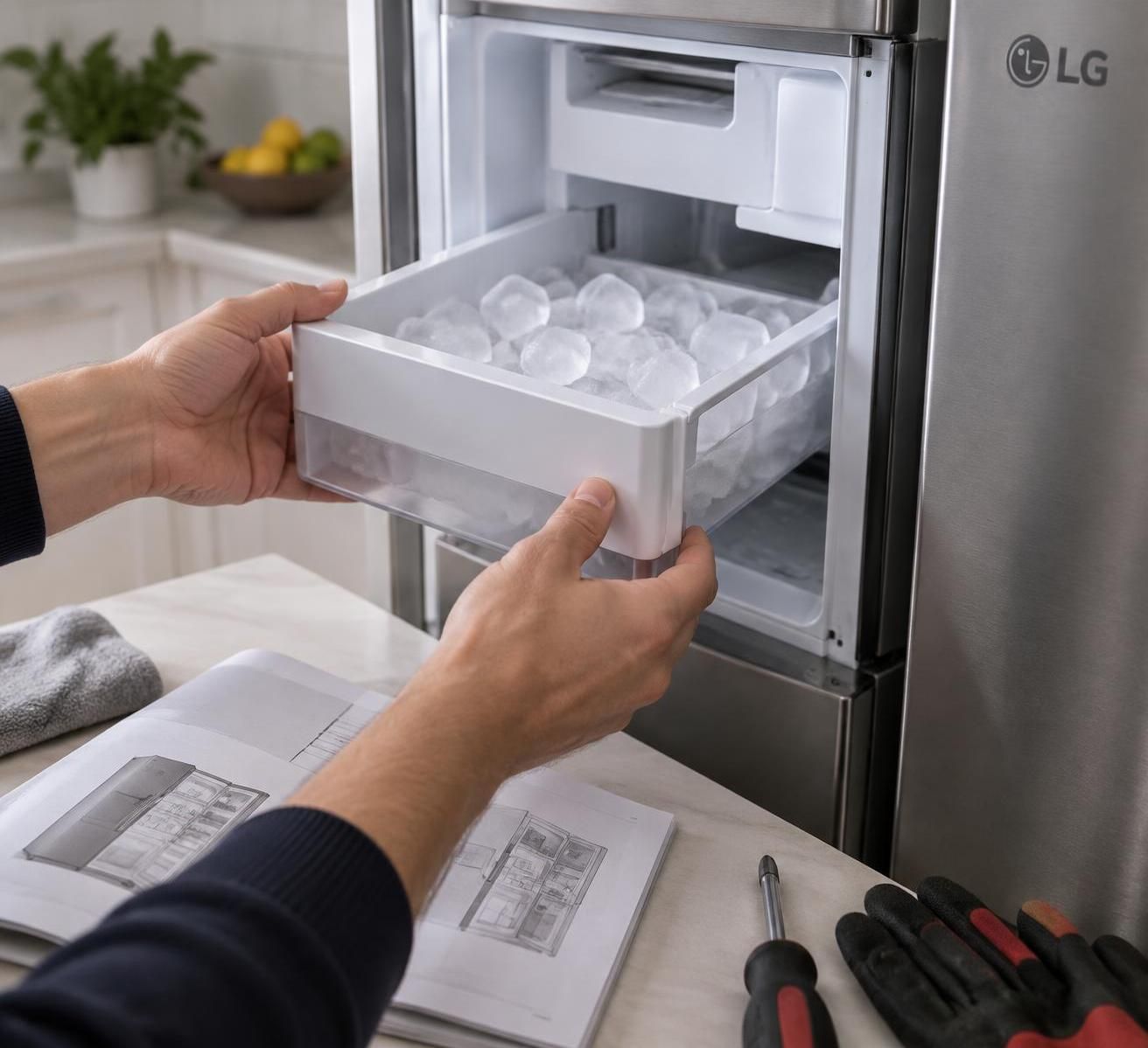 Que faire si un réfrigérateur LG ne produit plus de glaçons ? 2 découvrez les causes possibles d’un réfrigérateur lg qui ne produit plus de glaçons et les solutions simples pour rétablir la fabrication de glace.