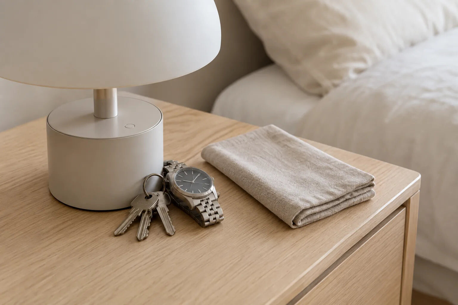 Pourquoi ma lampe tactile s'allume-t-elle toute seule ? 2 Objets métalliques posés contre le pied d'une lampe tactile